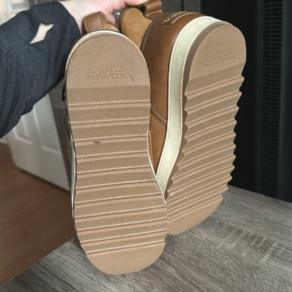 Women’s UGG Tan Suede Ankle Boots with Faux Fur Lining - Picture 3 of 4